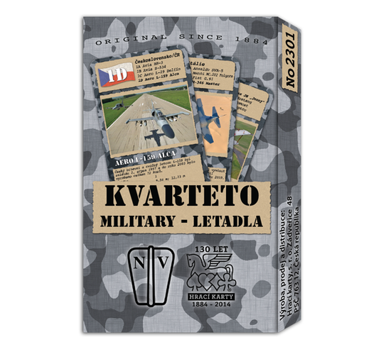 KVARTETO MILITARY LETADLA 